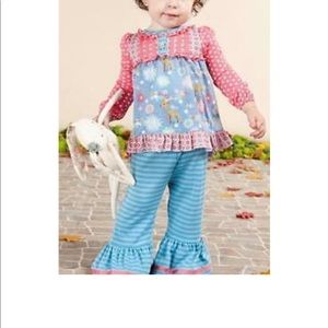 Matilda Jane Pajama Set PJ Reindeer